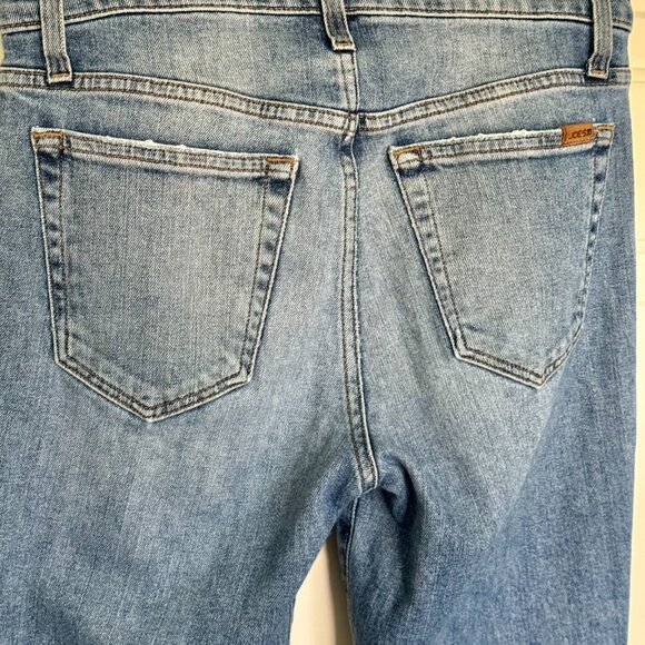 Joe’s Jeans High Rise Skinny Ankle Wheaton Raw Hem Blue Denim Women's Size 27 - Picture 5 of 14